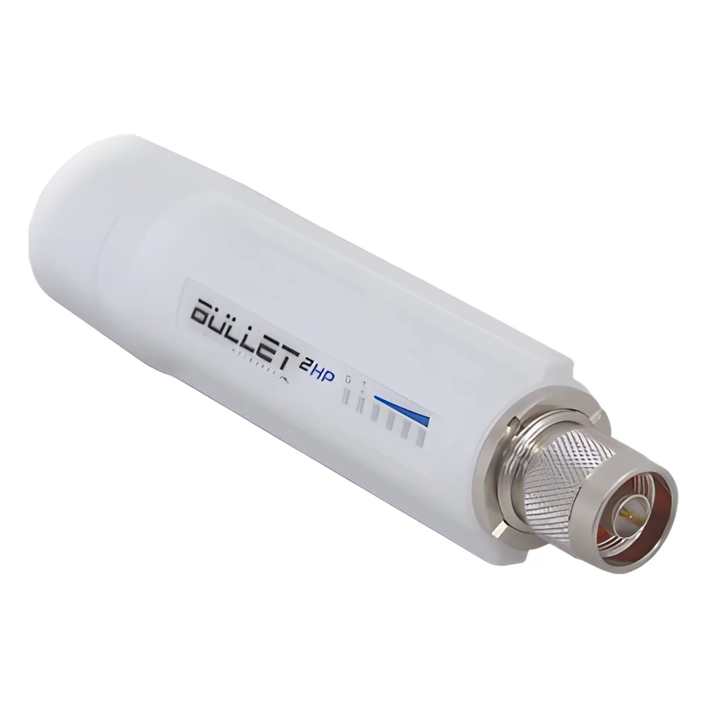 Bullet 2 HP, 802.11 b/g (2.4 GHz), 800 mW, 54 Mbps.