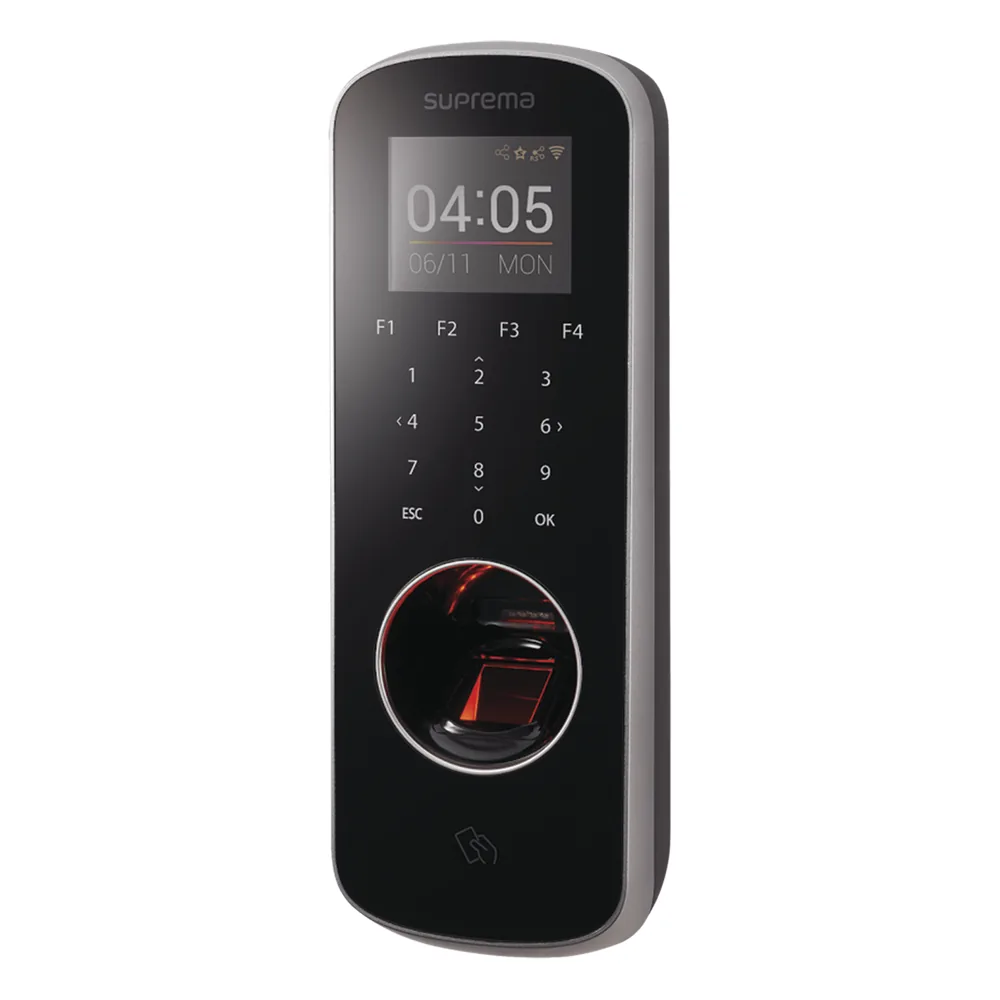 BioStation L2 Lector de Huella Delgado / Teclado Touch / Pantalla LCD 2" / Detección de Dedo Vivo / Lector 125kHz EM