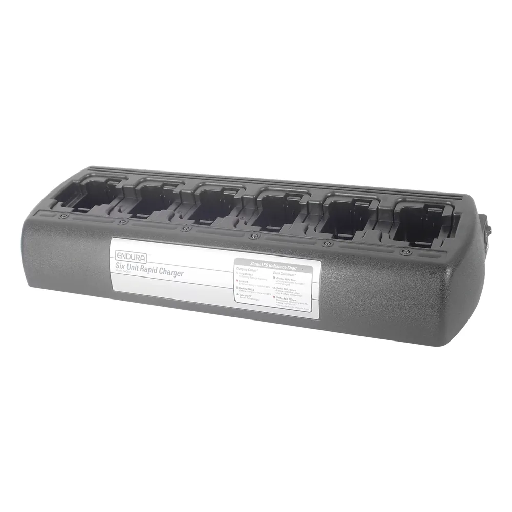 Multicargador rápido (6 Cavidades) de escritorio para radio Motorola APX6000XE/7000/XE/8000/XE/ para baterías NNTN7034/7038