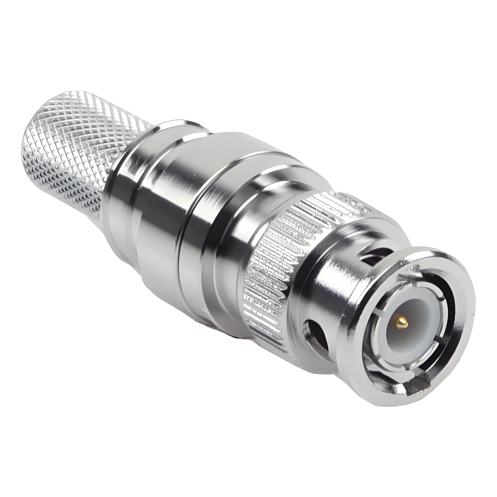 Conector BNC Macho Plegable con Pin Cautivo para Cables RG8 - LMR400
