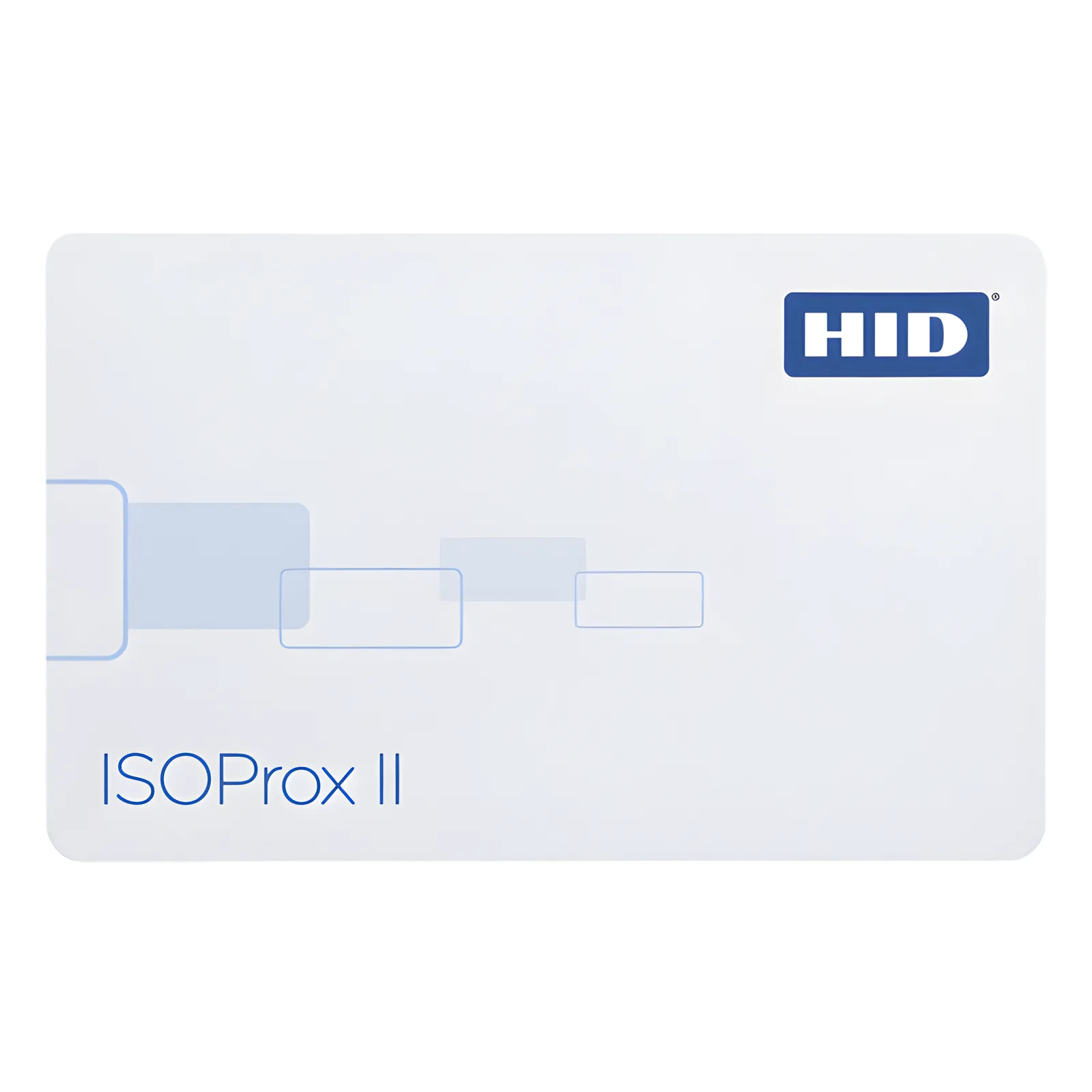 Tarjeta de Proximidad ISOProx II HID (Delgada) Perforada Horizontalmente / Garantía de por Vida/ 1586/1386