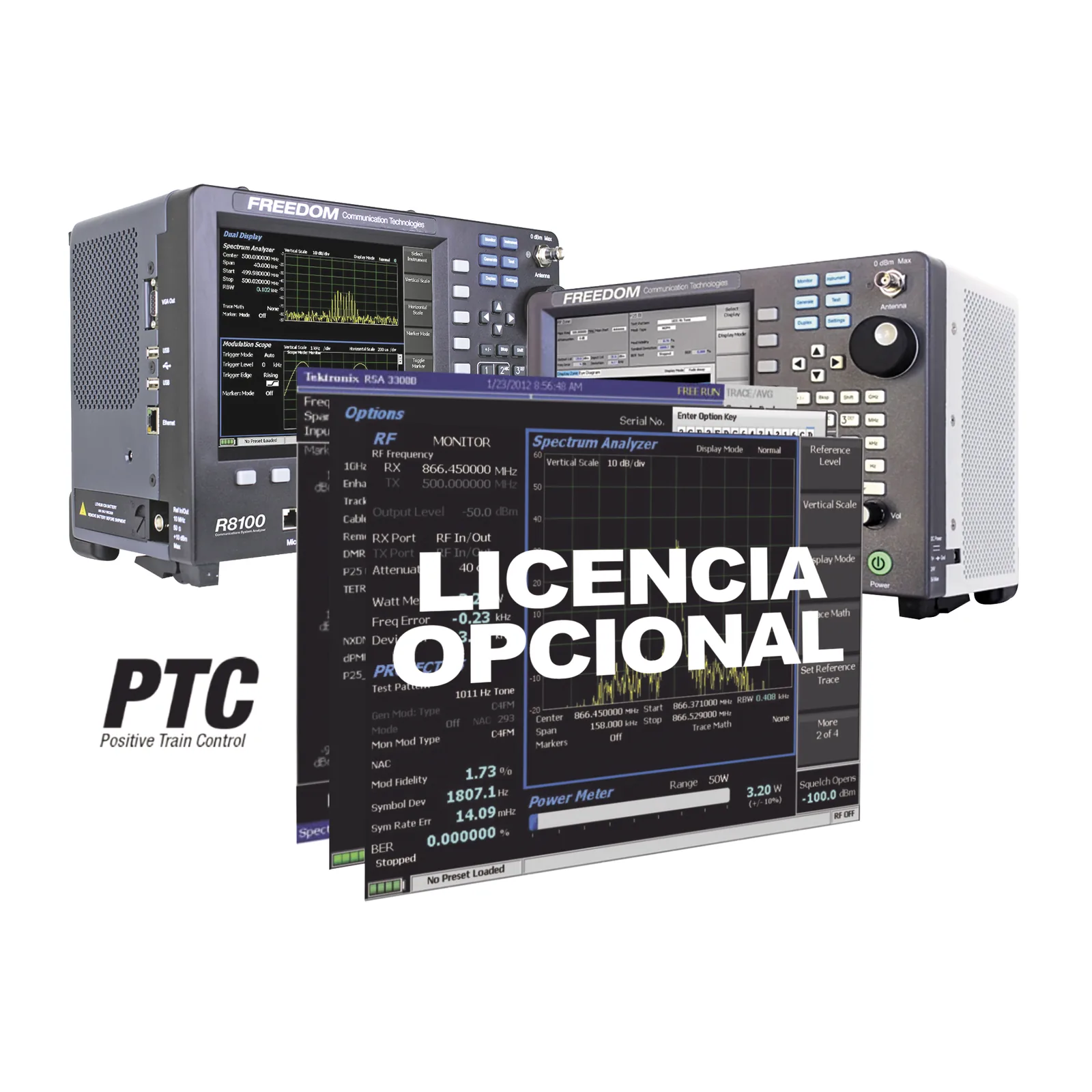 Opción de Software para Control de Tren Positivo en R8000 /R8100.