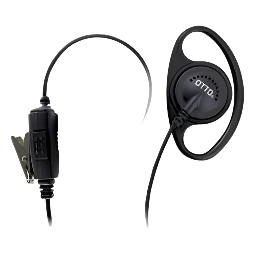 Micrófono-Audífono tipo Anillo, Cable con 40 lbs de Resistencia. Motorola EP450, MAGONE, DEP450 y Hytera series TC500/600/700