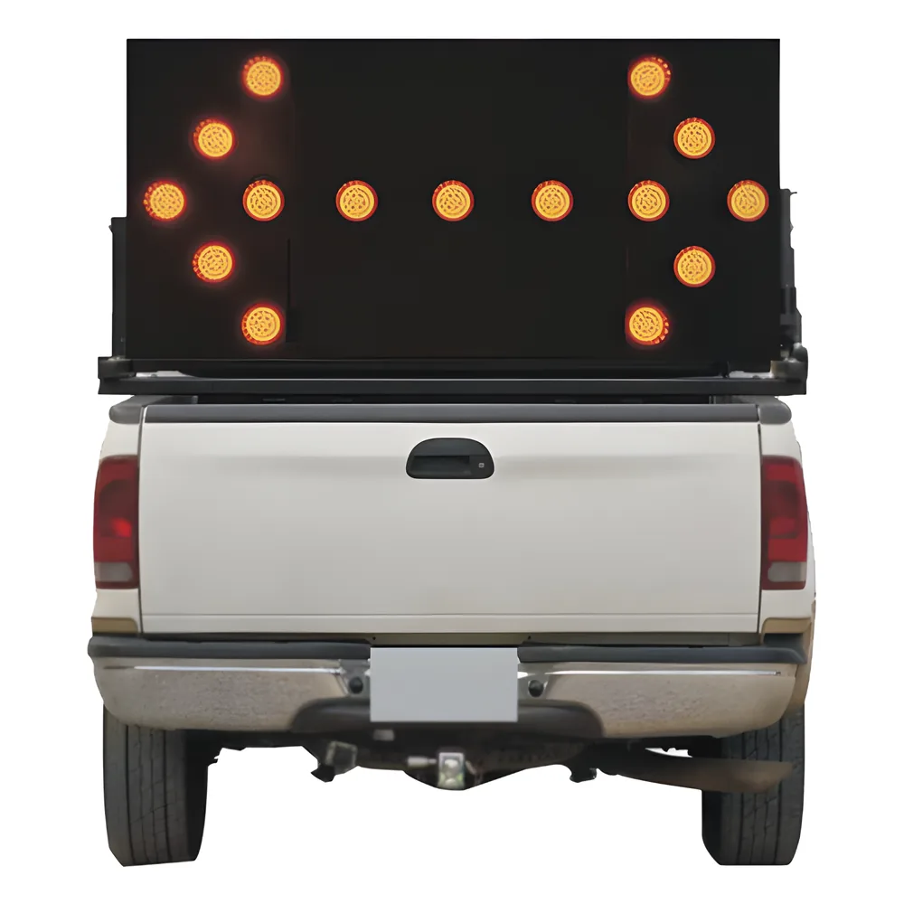 Tablero de señalización doble para montaje en pick up