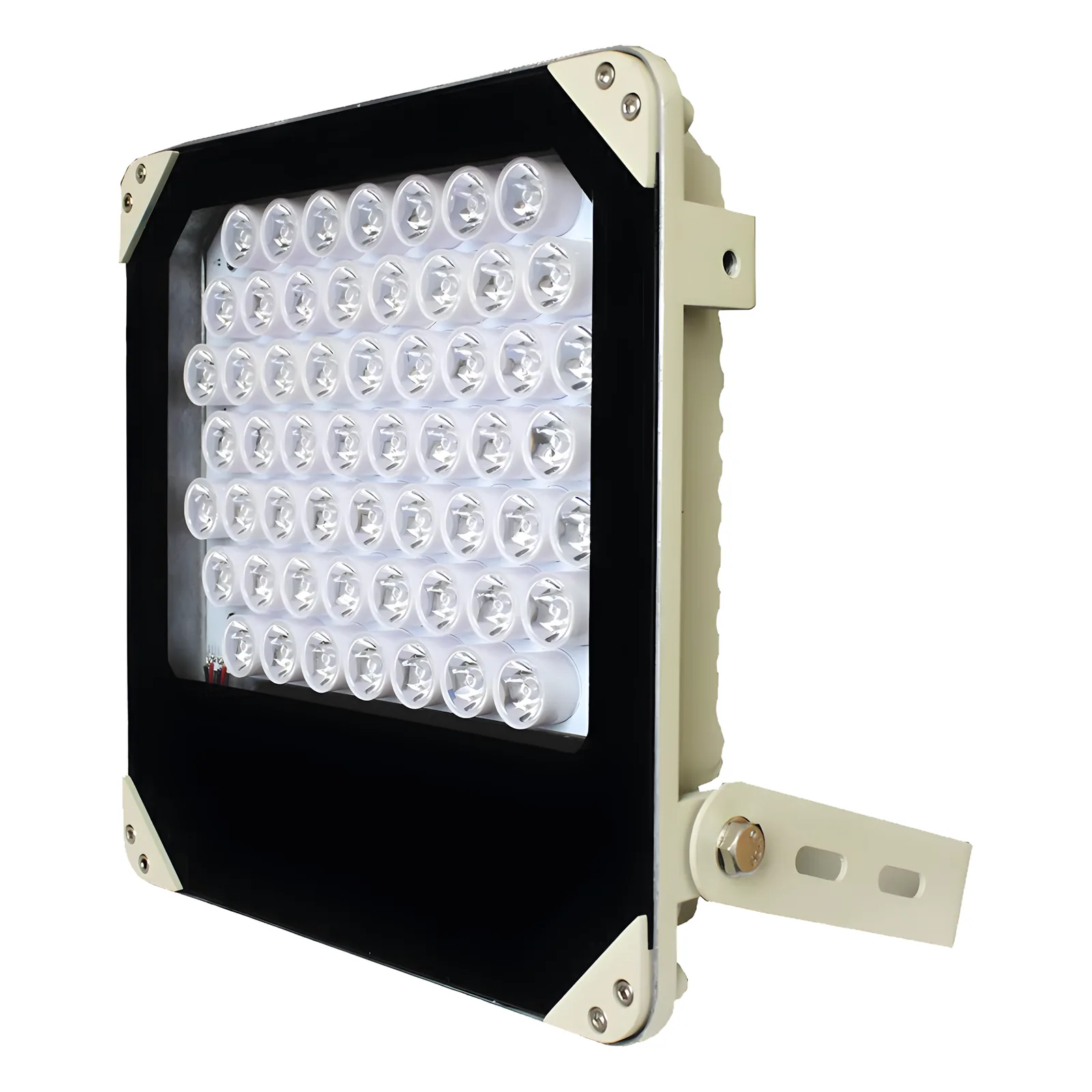 Iluminador de LUZ BLANCA / Cobertura 90° / LARGO ALCANCE 100 Metros de Iluminación