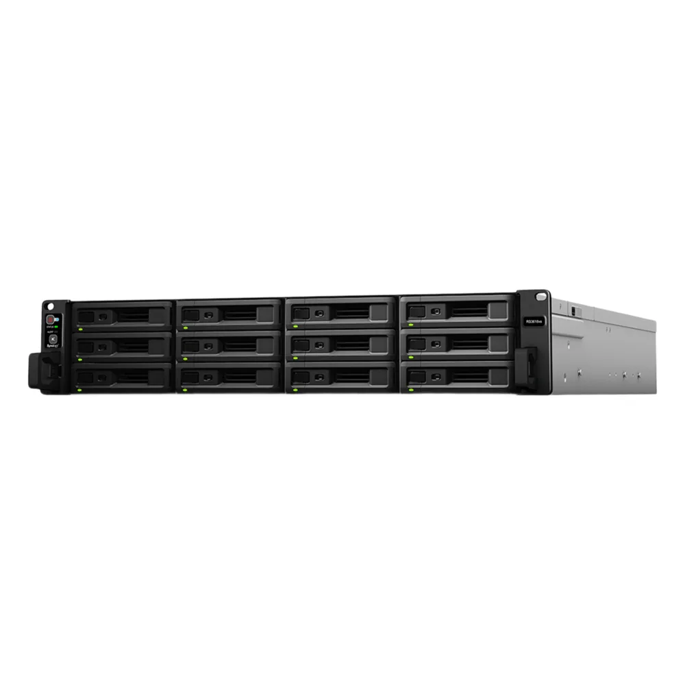 RackStation RS3618xs | Almacenamiento Empresarial | CPU Intel Xeon D-1521 | 12 Bahías | Escalable a 36 Bahías | 8GB DDR4 ECC | 10GbE | Compatibilidad con Virtualización .