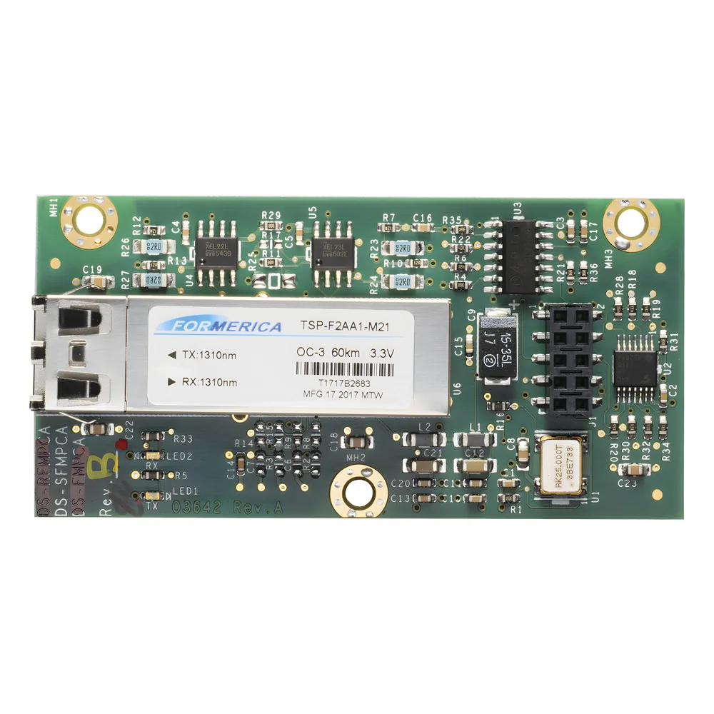 Interfaz opcional para conexión en red por fibra óptica monomodo