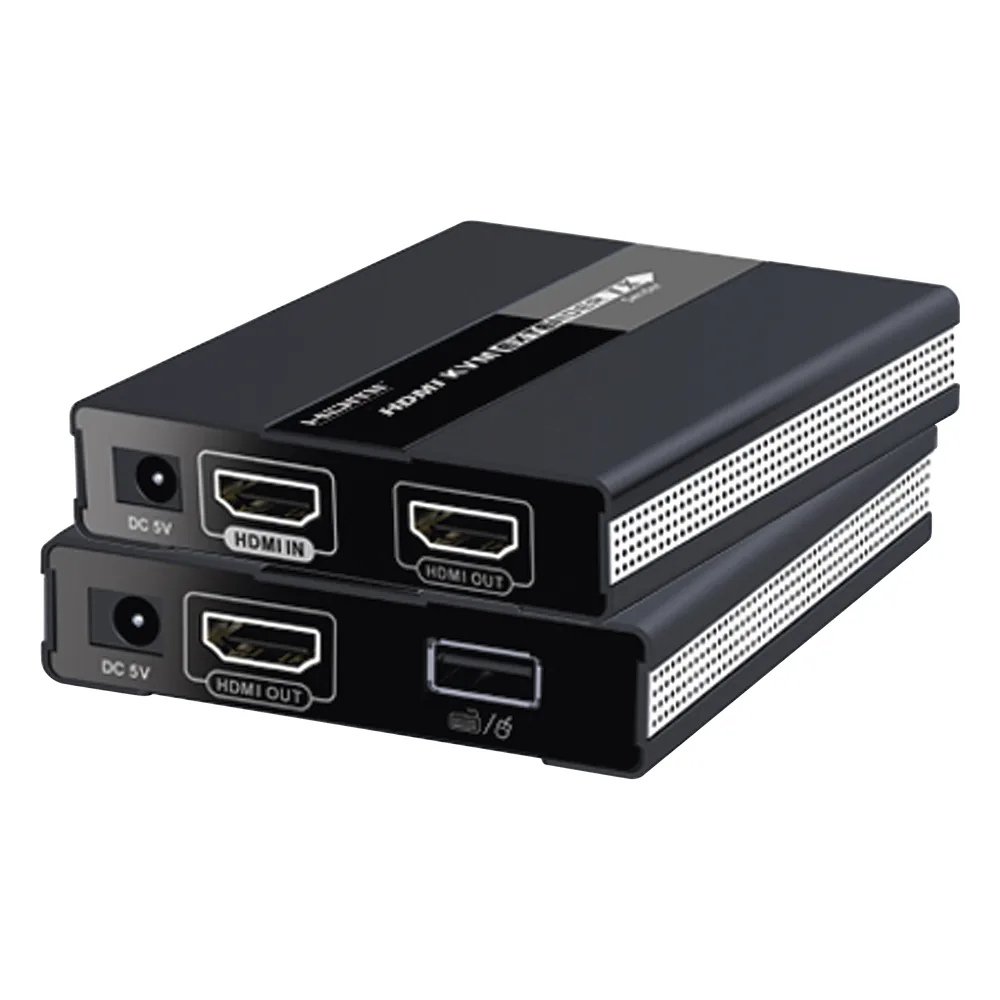 Kit extensor KVM ( Teclado, video, Mouse ) HDMI 1080P @ 60 Hz, 60 metros con cable CAT5e/6