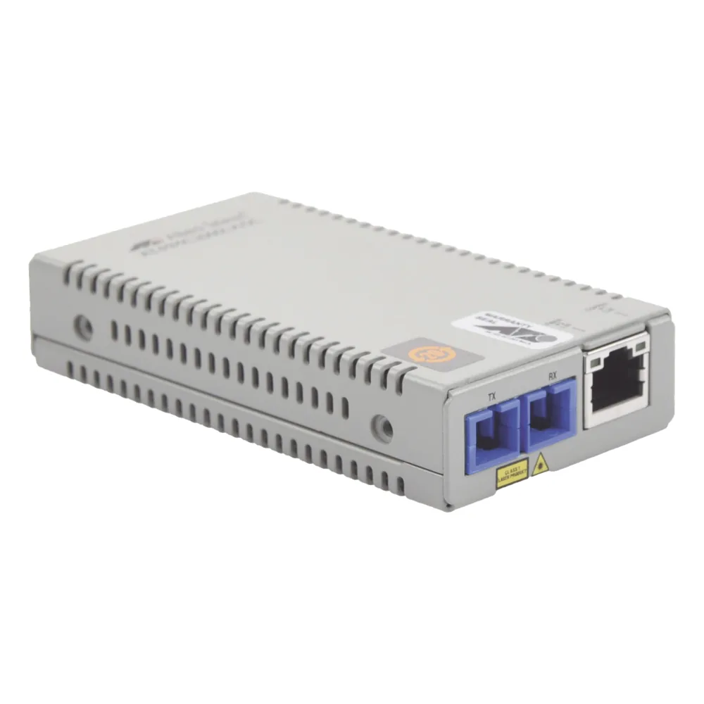 Convertidor de medios Gigabit Ethernet a fibra óptica, conector SC, monomodo (SMF), versión TAA (Trade Agreement Act), 10 Km