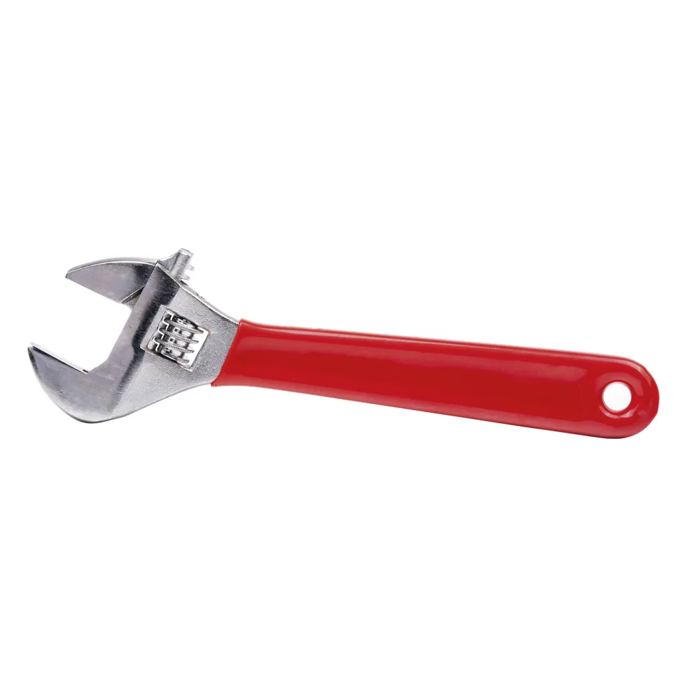 Llave Ajustable/Tipo Perico de 8" (203 mm) con Forro Plástico para Mejor Agarre.