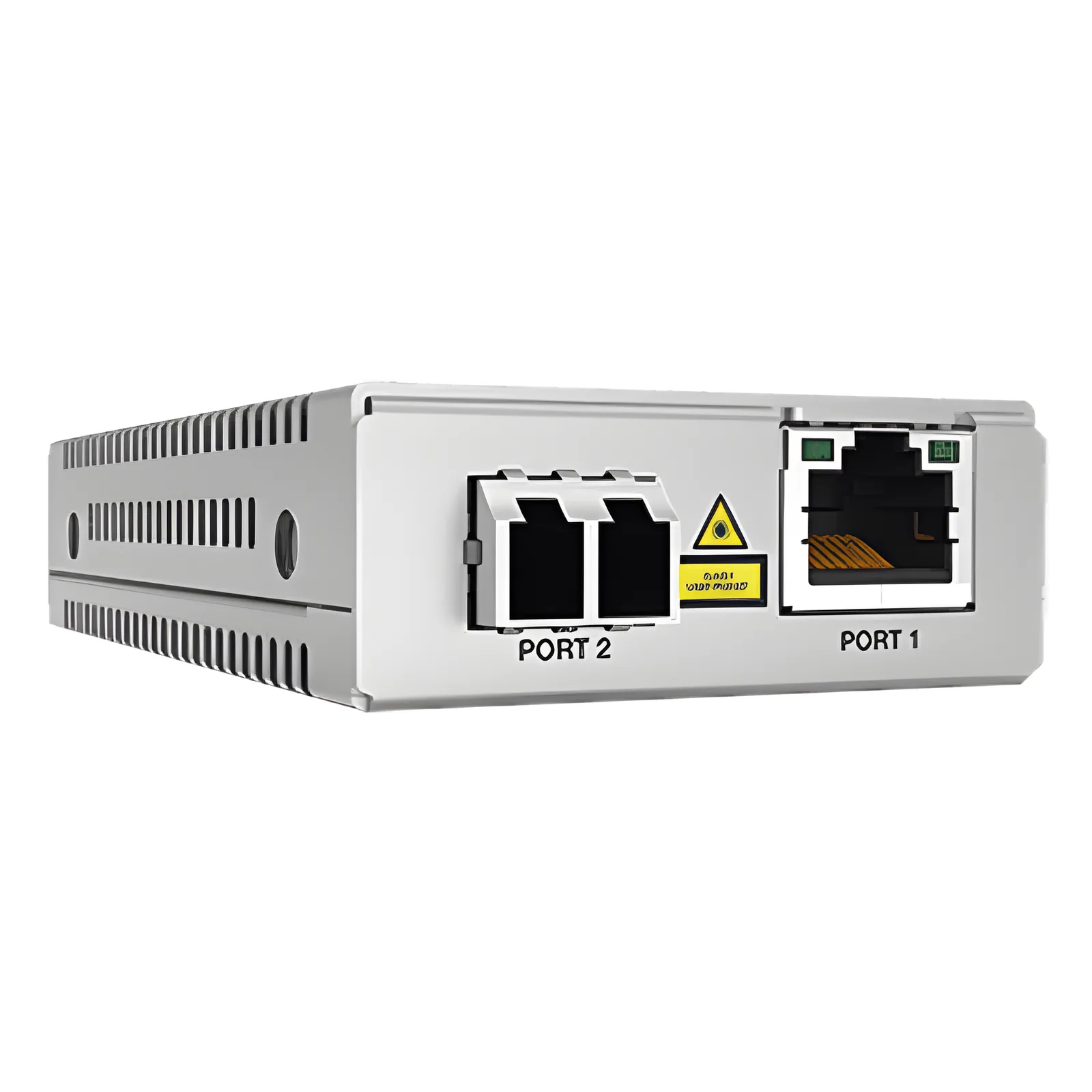 Convertidor de medios Gigabit Ethernet a fibra óptica, conector LC, monomodo (SMF), versión TAA (Trade Agreement Act), 10 km