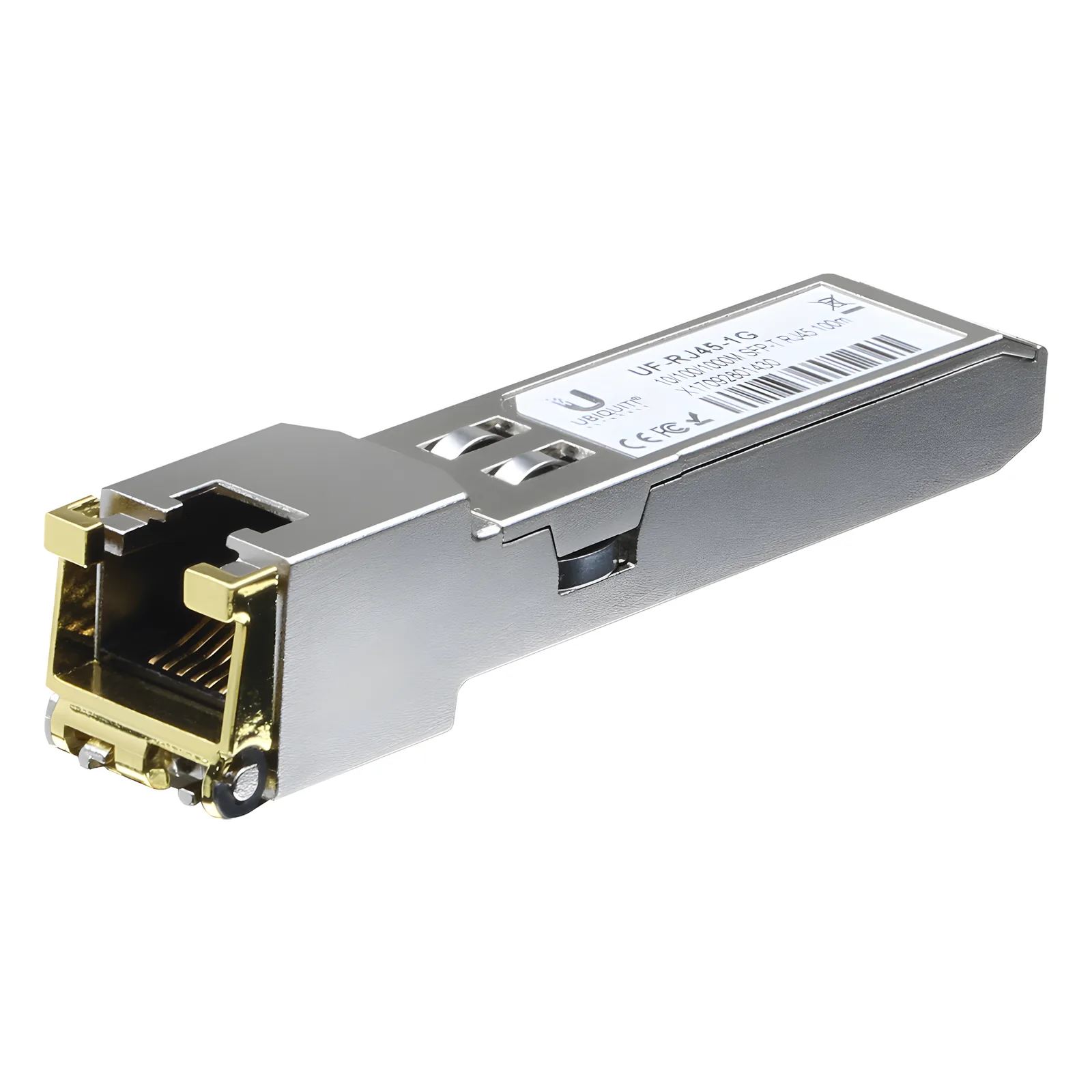 UFiber Módulo Ethernet RJ45 a SFP+ 1/10 Gbps, distancia hasta 100 m (1 Gbps) o 30 m (10 Gbps)