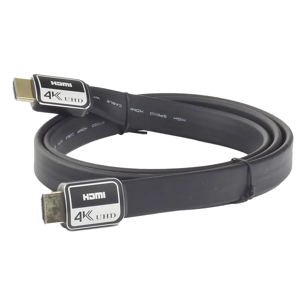 Cable HDMI Versión 2.0 Plano de 1 Metro (3.28 Pies) Optimizado para Resolución 4K Ultra HD