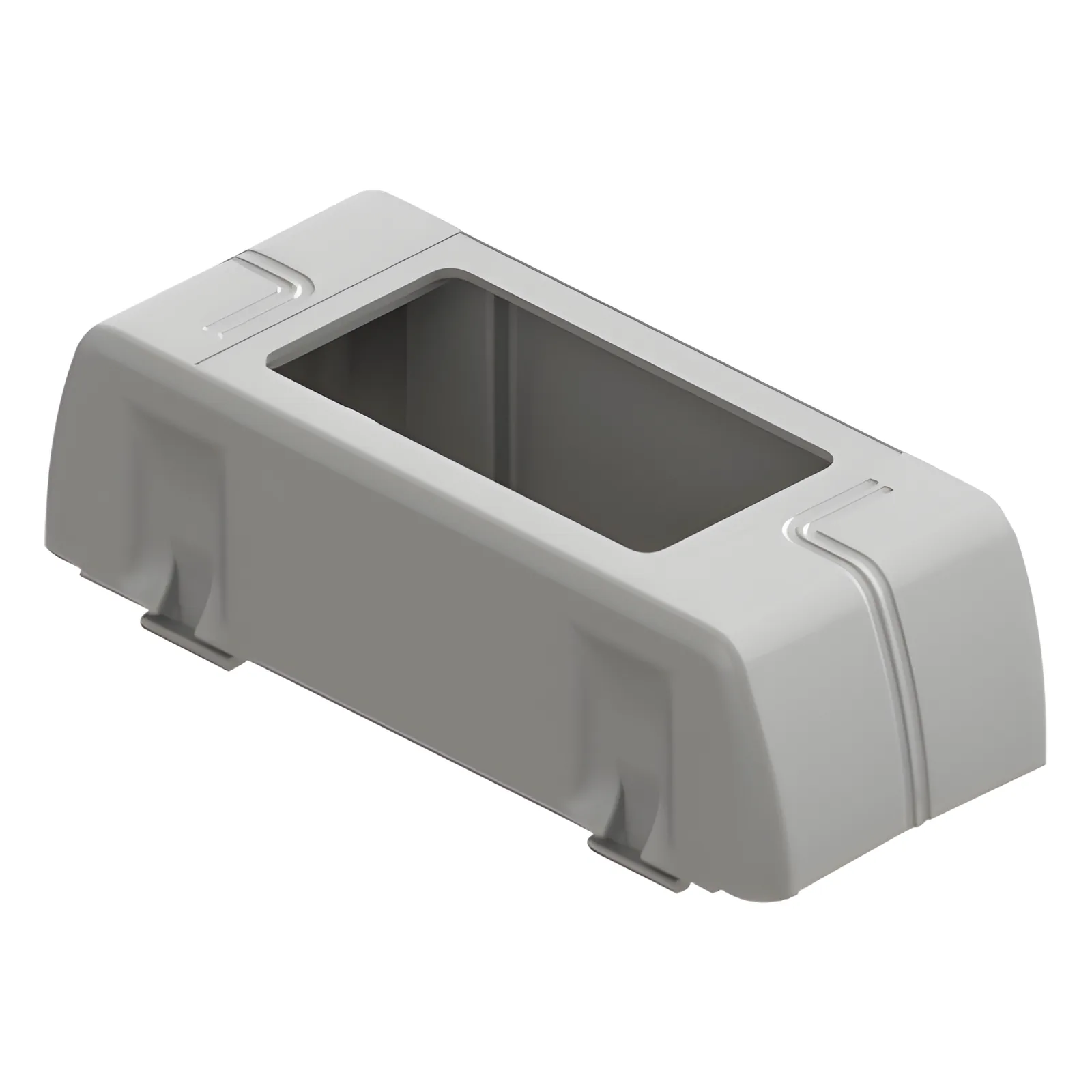 Porta equipamiento linea X rectangular para canaleta DX10000.00