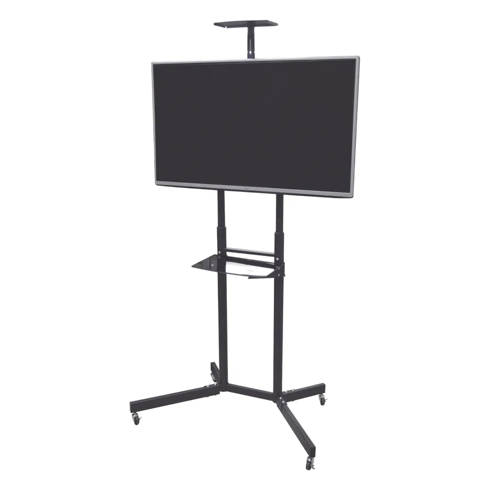 Soporte de Pantalla con Ruedas / Compatible con Monitores dee 32 "a 65" / Base para Colocar Accesorios Adicionales / Vesa 600 x 400