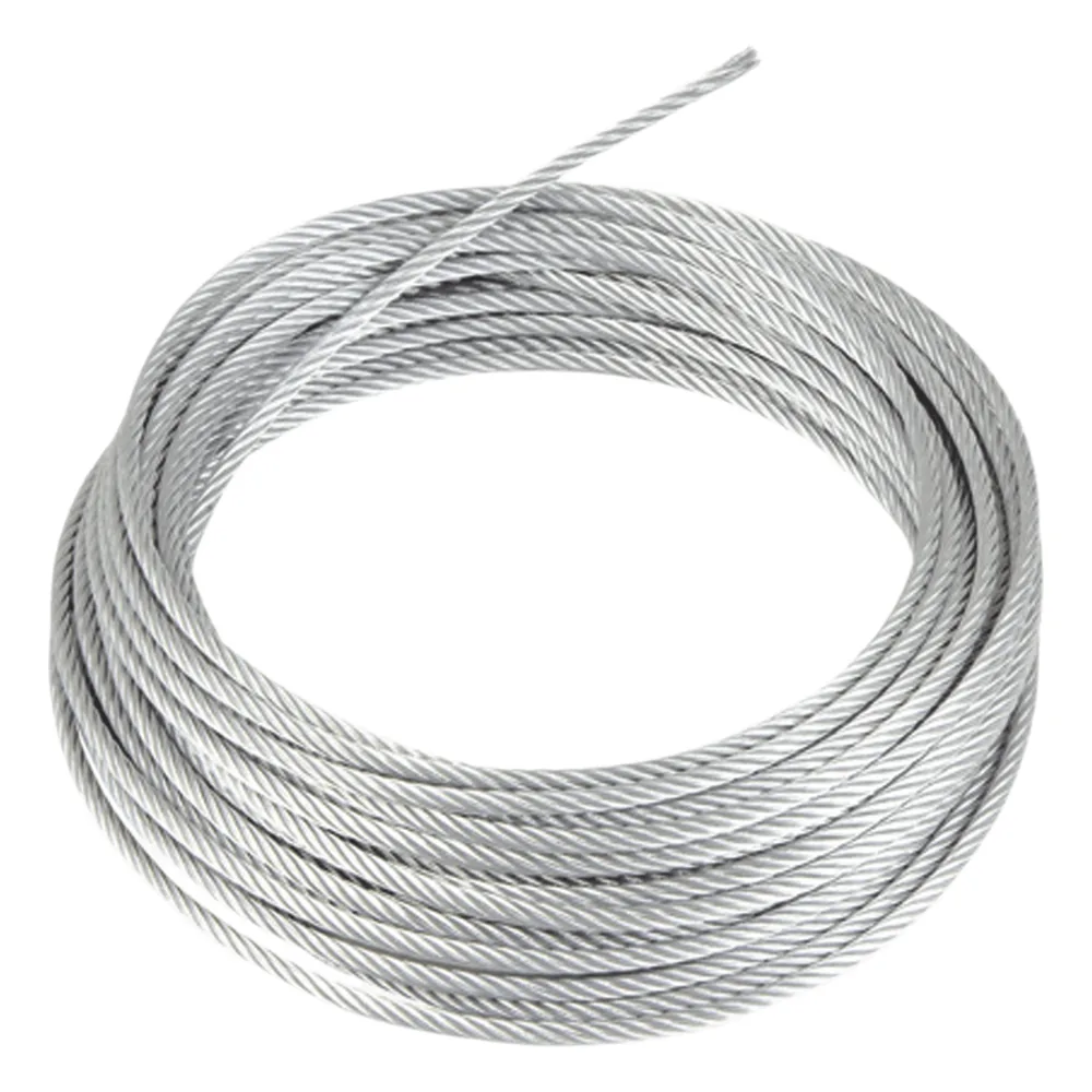 Cable Retenida 7 Hilos, Resistencia 1293 Kg. Diámetro 3/16" (RETAZO DE 25 METROS).