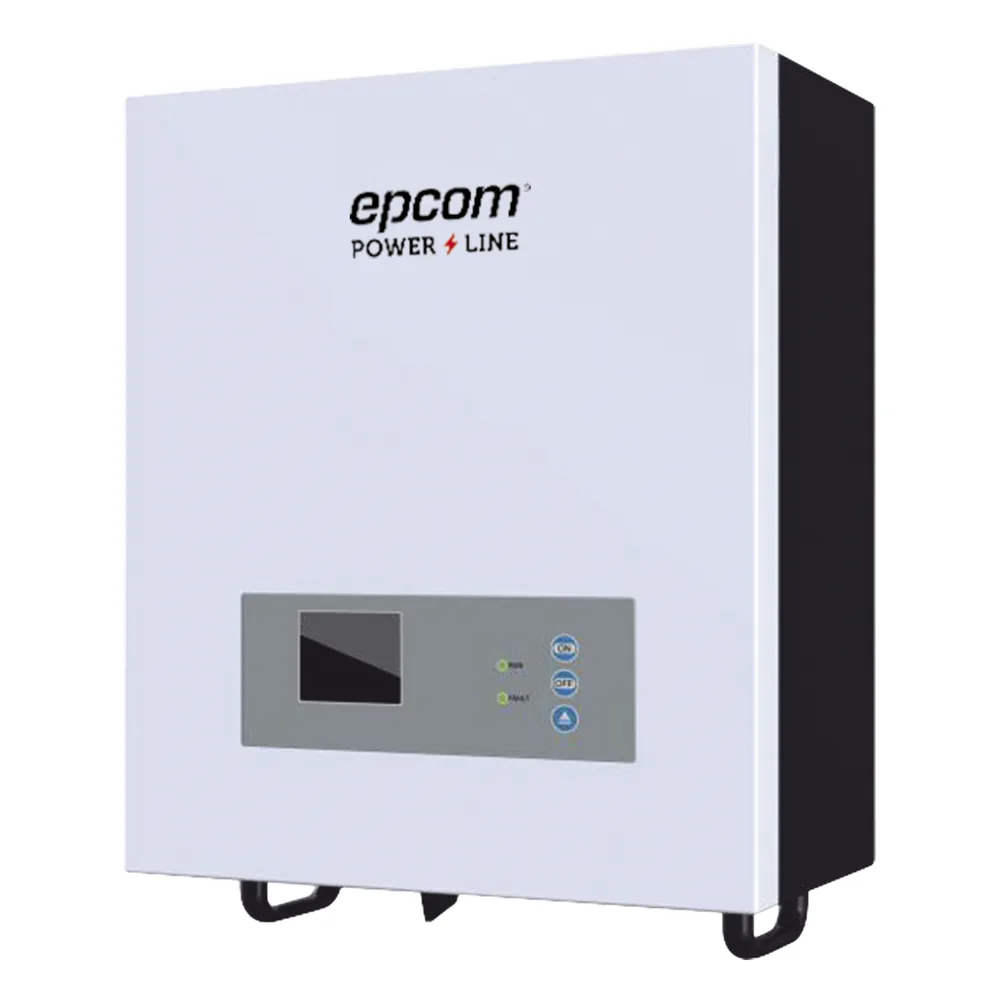 Inversor / Cargador para sistemas tipo isla de 48Vcc/120VCA de 2500W onda sinusoidal pura con controlador MPPT. Administre una fuente fotovoltaica, la red eléctrica y recargue su banco de baterías y su consumo sin problemas.