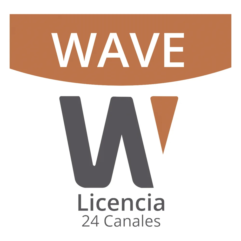 Licencia de 24 Canales de Grabación Wisenet Wave Profesional