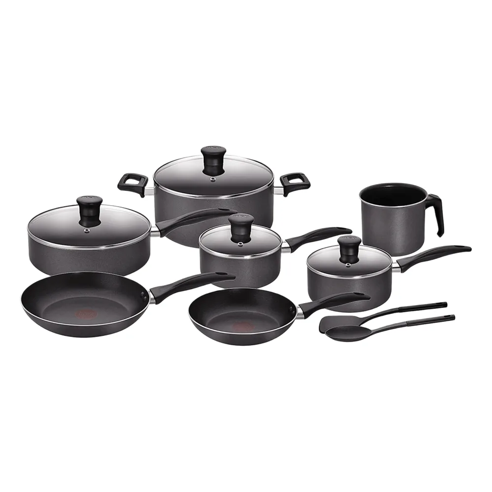 Batería Family Cook en Negro de 13 Piezas