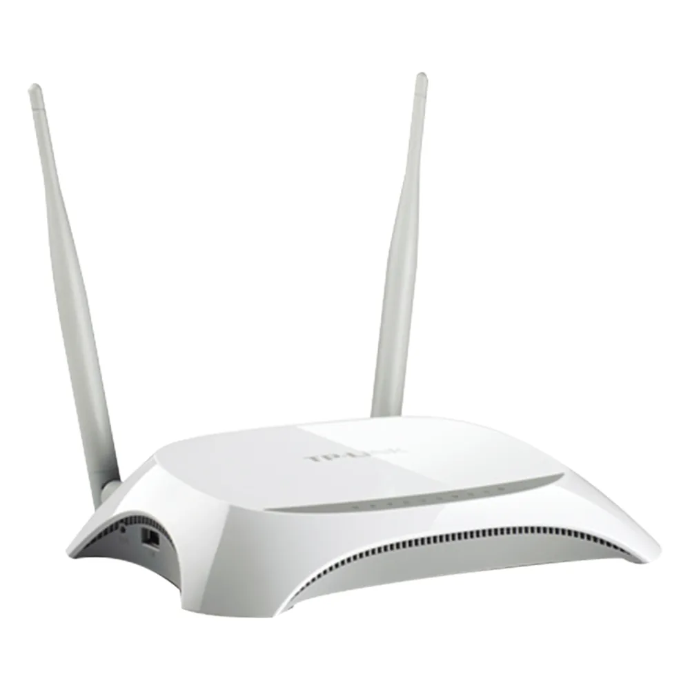 Router inalámbrico 3G/4G, 300 Mbps 1 puerto USB (3G/4G), 1 puerto WAN 10/100 Y 4 puertos LAN 10/100, 2 antenas omnidireccionales de 5 dBi