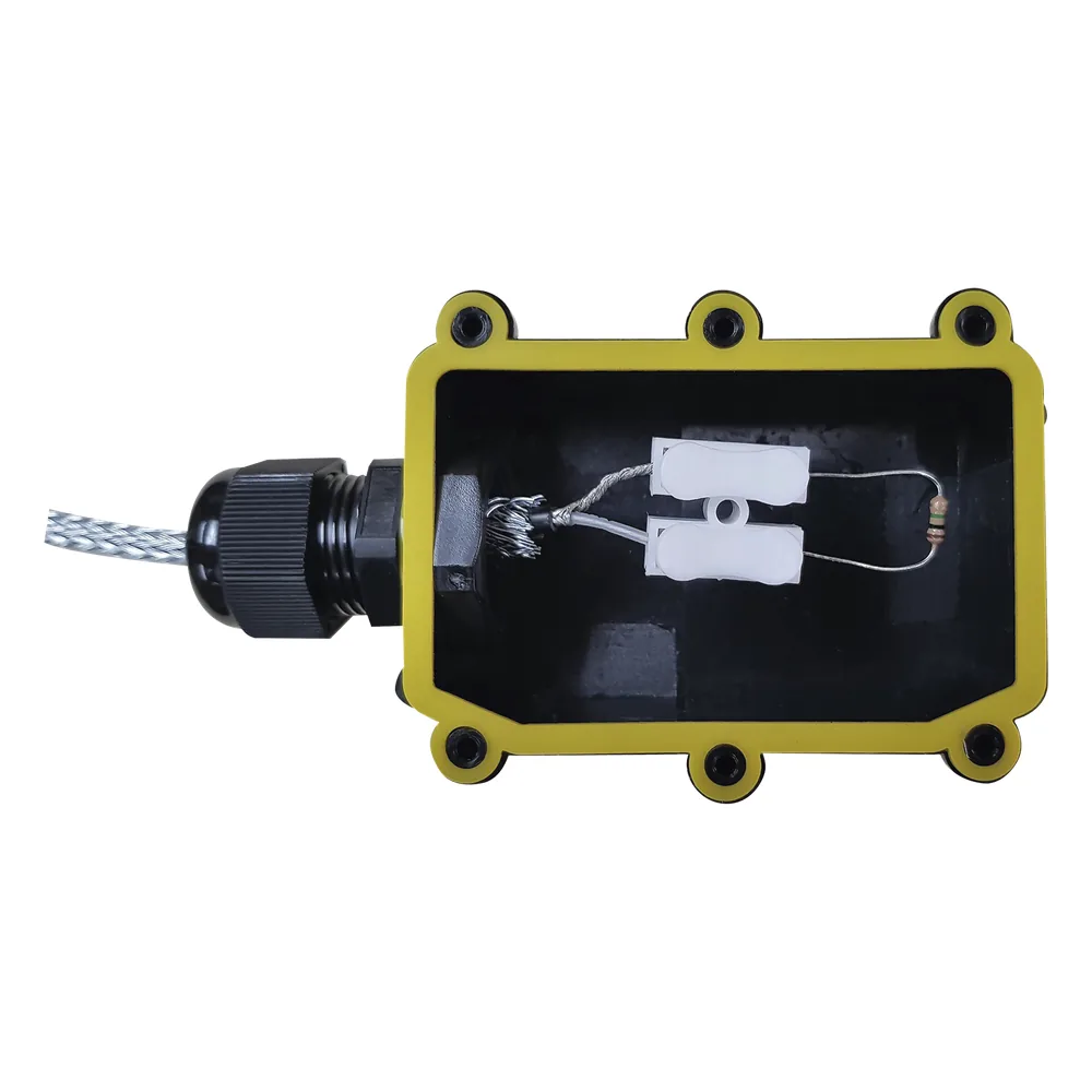 Accesorio Fin de Linea para Cable IRONCLAD/MICALERT / Resistencia 1 M Ohm / Carcasa IP66 para Exterior / Terminacion de Linea Sensor Perimetral / RBTEC MCTR