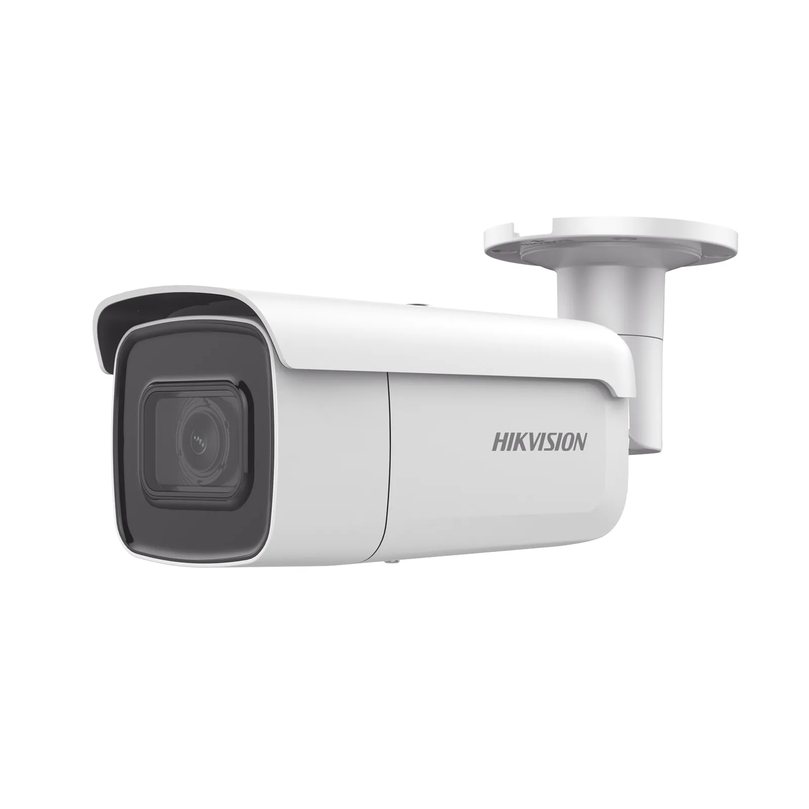 Bala IP 8 Megapixel (4K) / Serie PRO + / 50 mts IR EXIR / Lente Mot. 2.8 a 12 mm / Ultra Baja Iluminación IP67 / IK10 / Videoanaliticos Integrados / WDR 120dB / Audio y Alarmas / PoE+