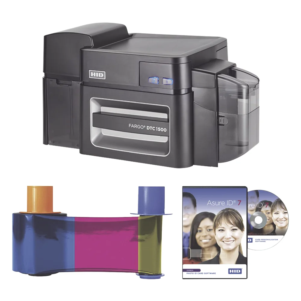 Kit de Impresora Profesional de Doble Cara DTC1500/ Borrado información/ Marca de Agua/ Incluye Ribbon y Software