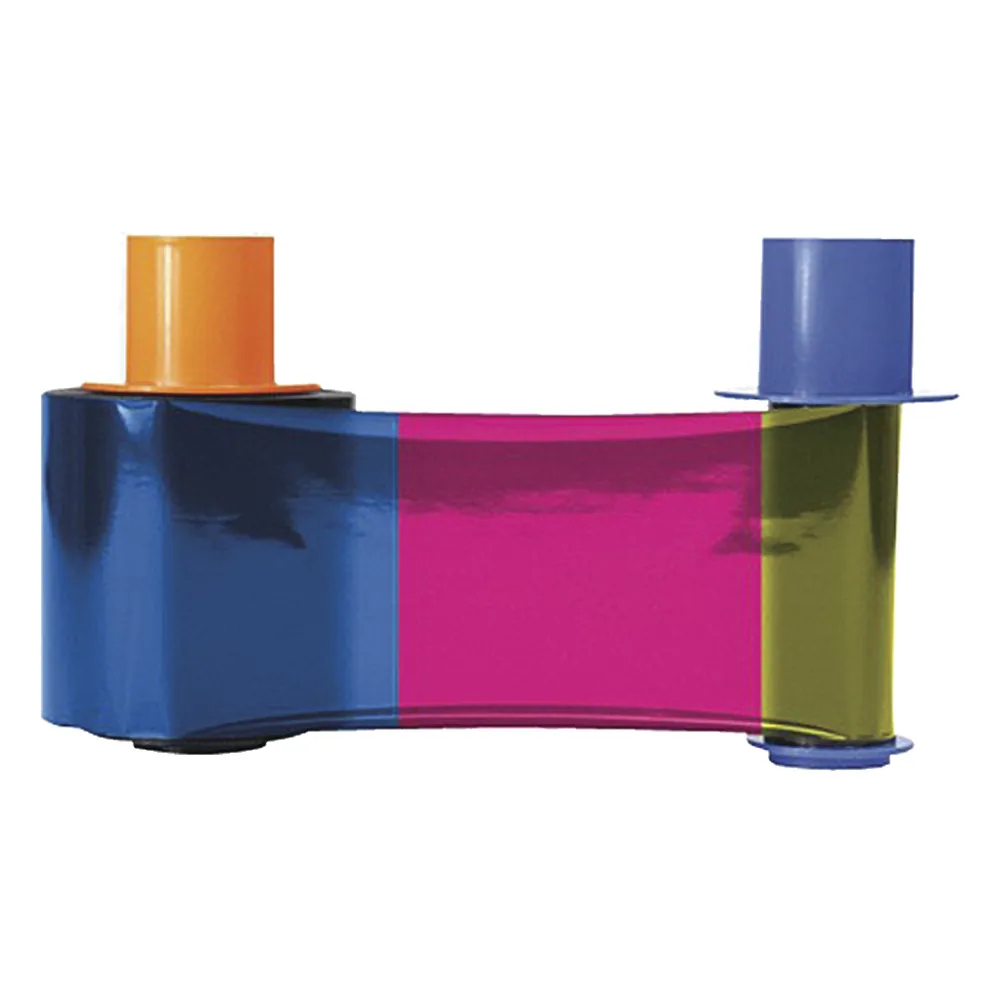 Ribbon Full Color YMCKK 500 Imágenes para HDP/ Doble Panel Negro