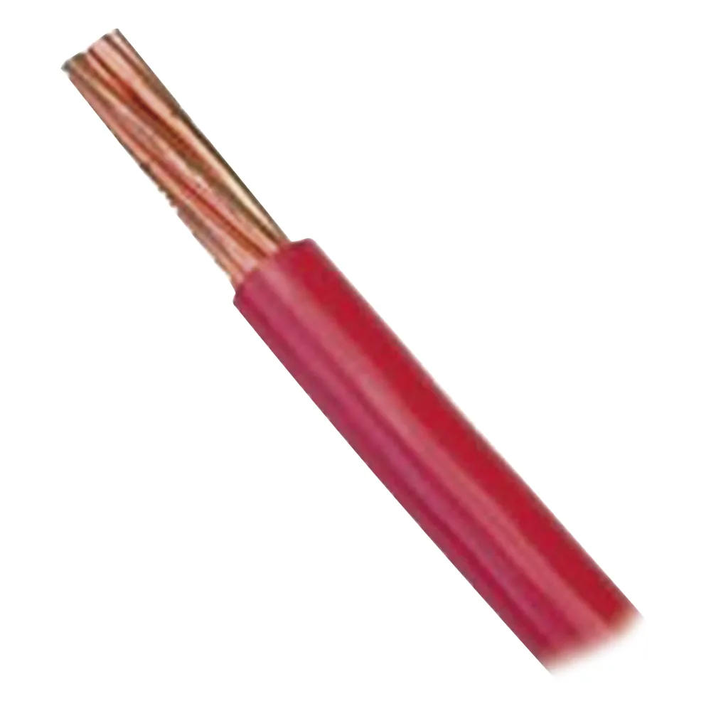 Cable Eléctrico 8 awg color rojo,Conductor de cobre suave cableado. Aislamiento de PVC, auto extinguible. BOBINA 100 MTS