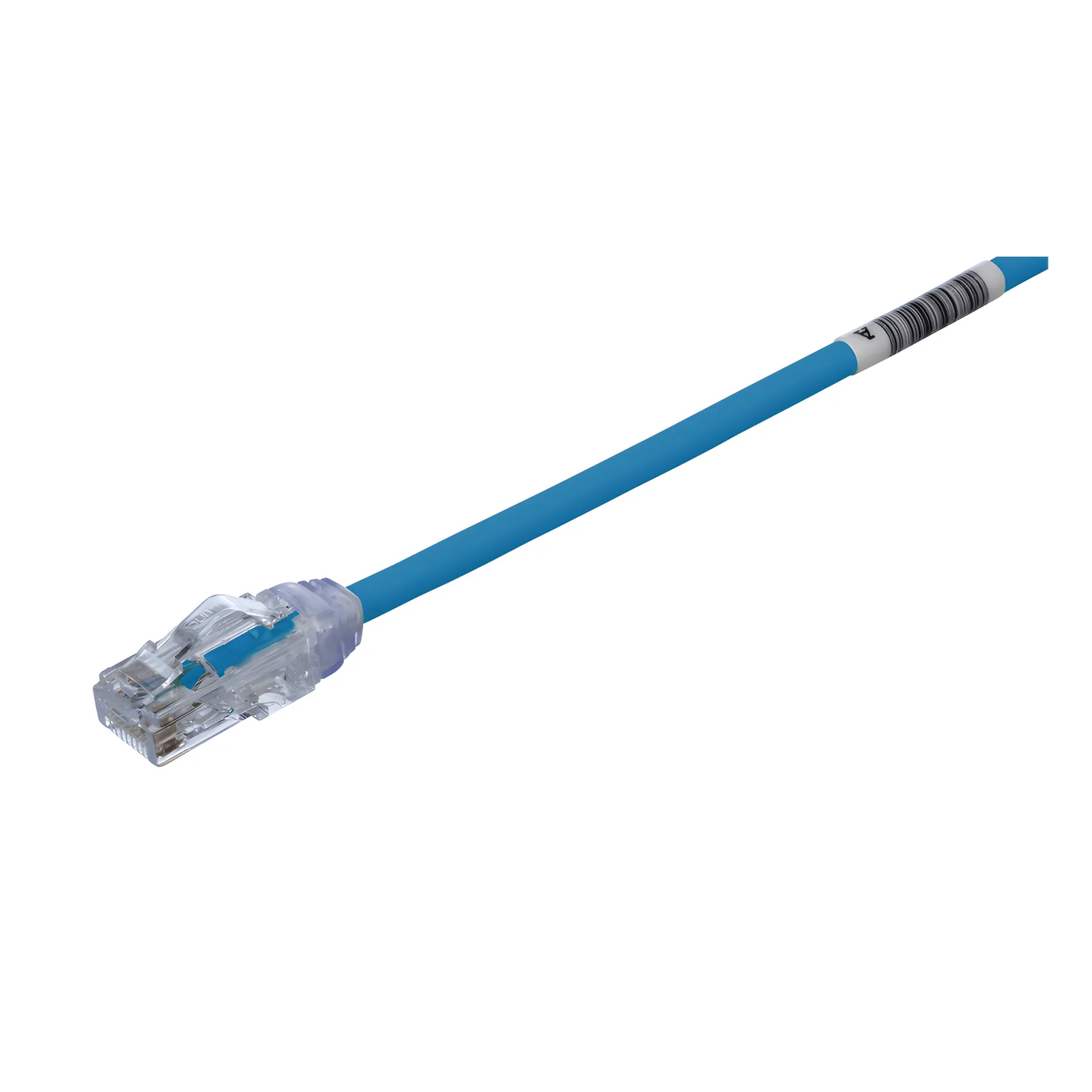 Cable de Parcheo UTP Cat6A, CM/LSZH, Diámetro Reducido (28AWG), Color Azul, 1.22 Metros (4 Pies)