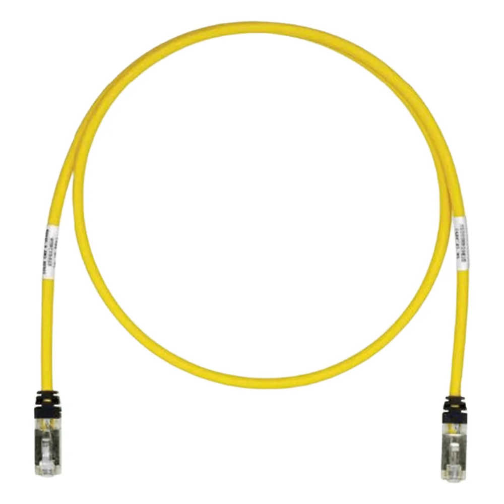 Patch Cord Cat6A, Blindado S/FTP, CM/LS0H, 0.5 Metros (1.64 Pies), Color Amarillo