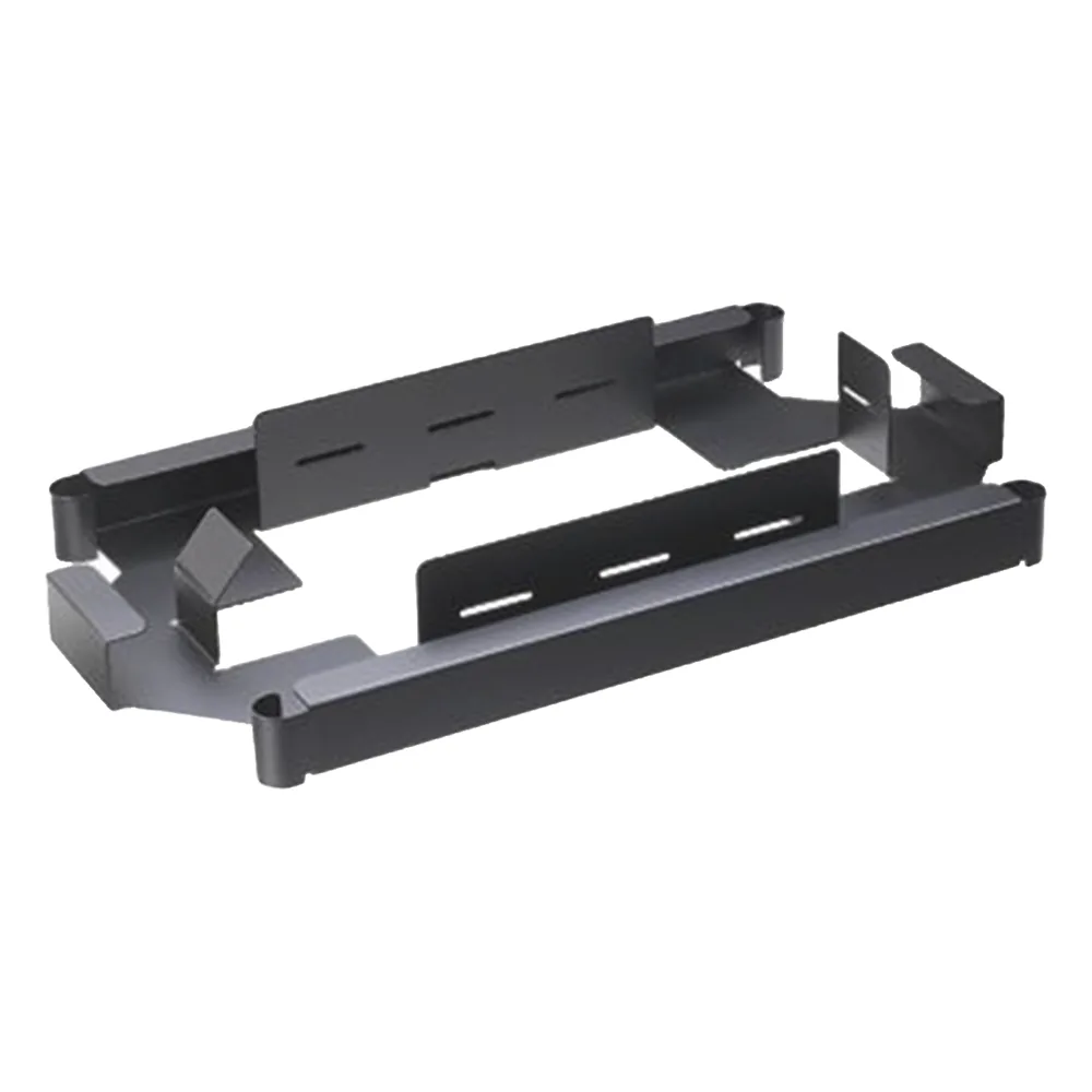 Soporte Para Apilar de 1 a 4 Charolas de Empalme FST24S, Compatible con Paneles FMT y FMD, Color Negro