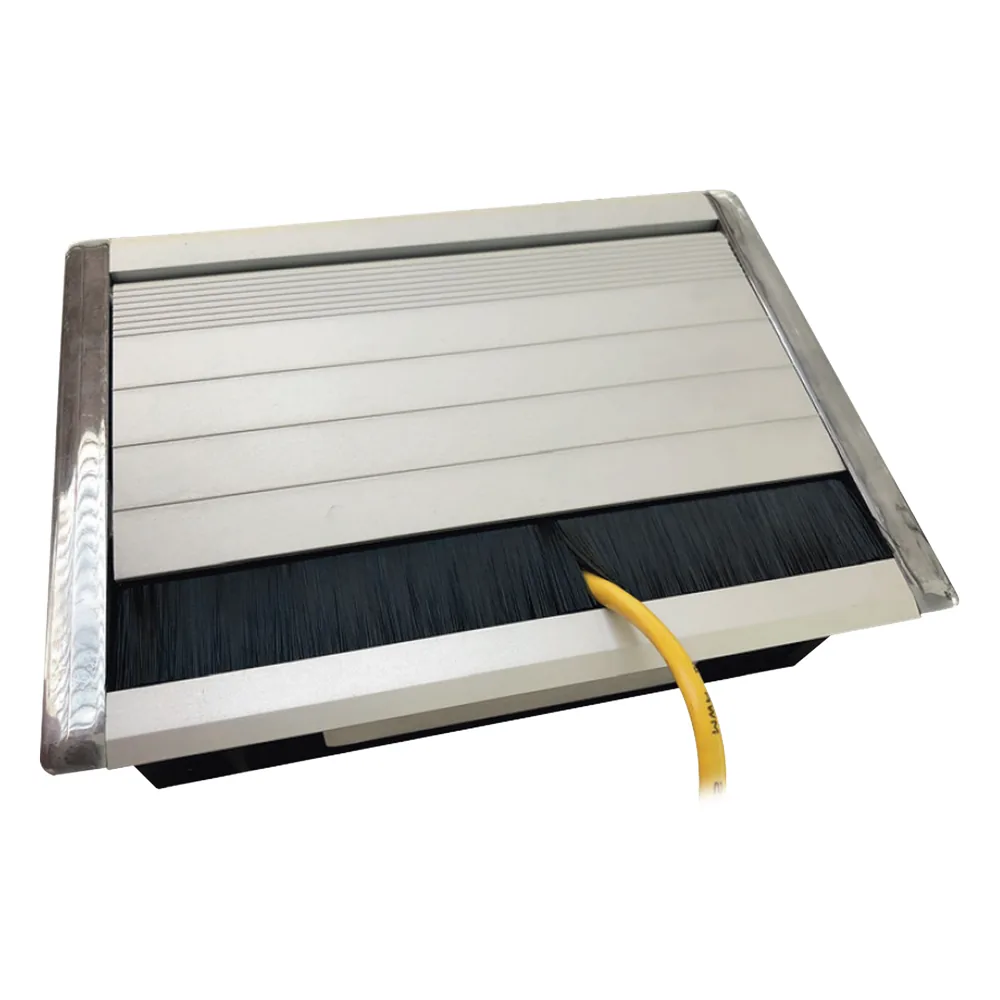 Caja universal vacía de 1 módulo para instalación en escritorio (voz, datos, vídeo, contactos eléctricos), (No incluye accesorios)