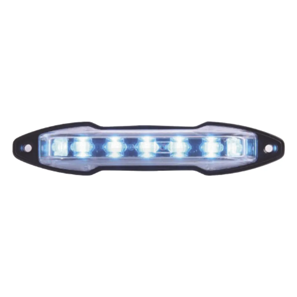 Luz auxiliar con 9 LED color azul angulo de 180 grados