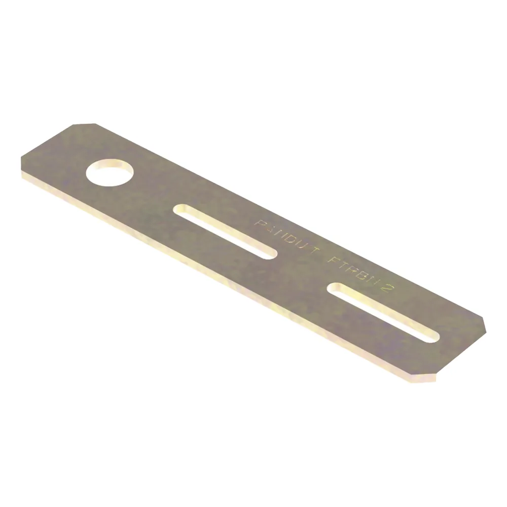 Soporte de Montaje a Techo, para Canaletas FiberRunner 2X2 o 4X4, Uso con Varilla Roscada de 1/2", Color Negro