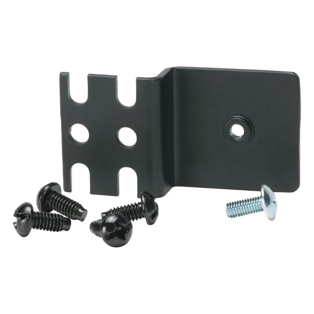 Soporte Para Canaleta Fiber-Duct™ 2x2 o 4x4, Para Instalación en Rieles de Rack de 2 o 4 Postes, Color Negro