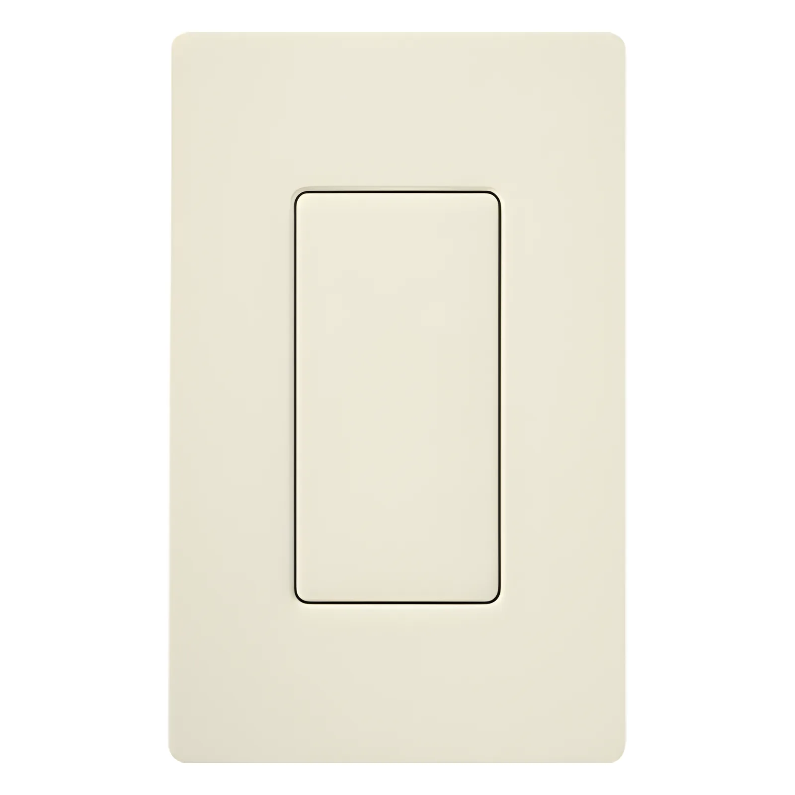 Inserto ciego para abertura tipo designer, acabado satinado color Biscuit, para placas Claro y Satin Colors de Lutron
