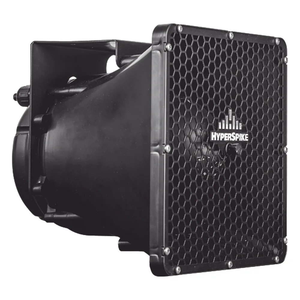 Altavoz De Alta Fidelidad HyperSpike®, Serie TCPA-10, Con Aislante De Ruido, Listado UL1480, Clase I, Division 2 (CID2), Color Negro, Exterior/Interior, 8 ohm