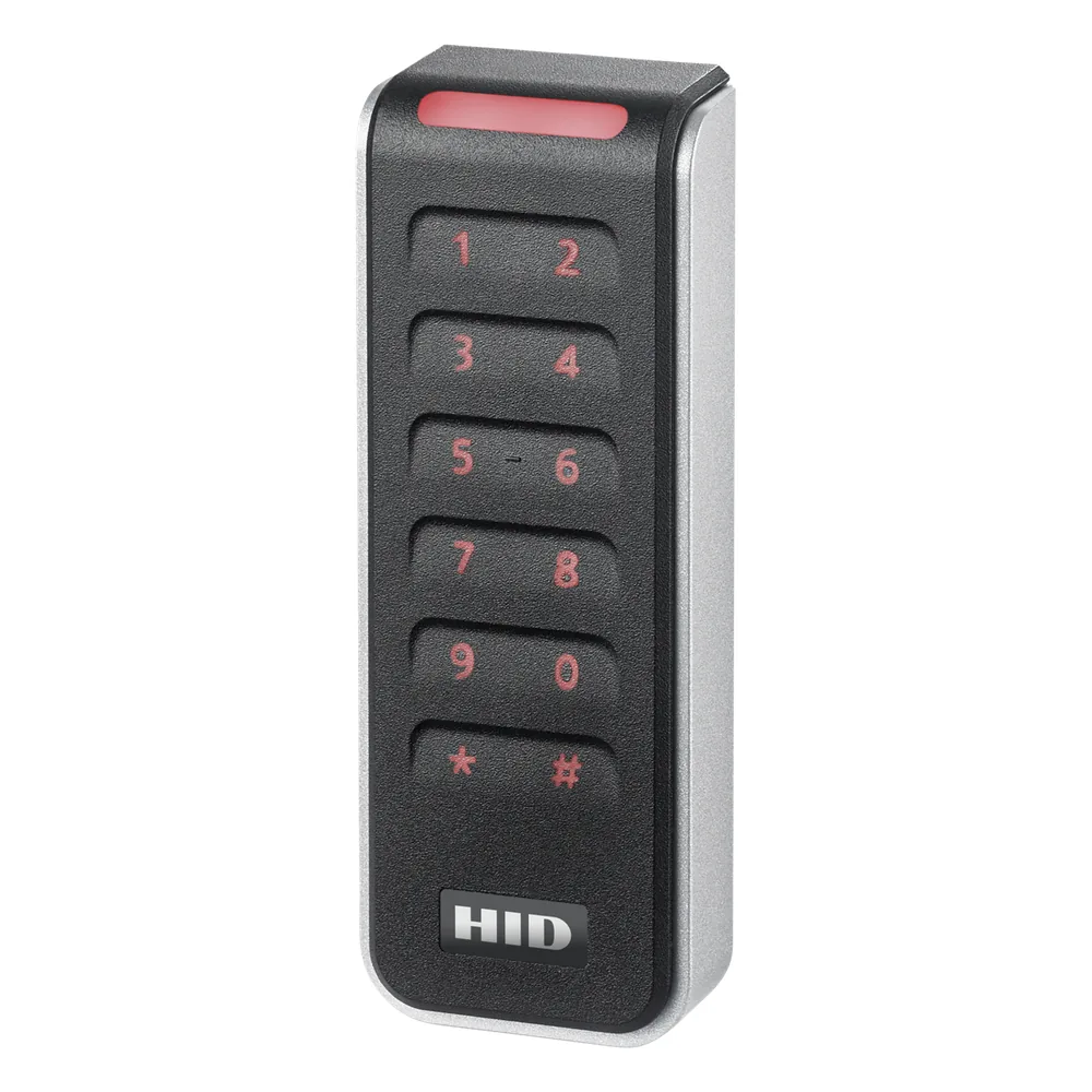 Lector con Teclado Capacitivo SIGNO Multitecnologia/ 20KTKS-01-00001H/ Garantia de Por Vida/ Terminal Strip/Wiegand & OSDP