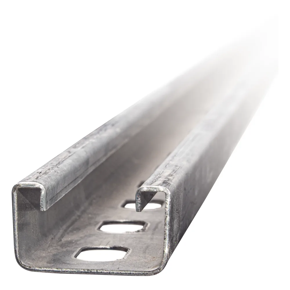 Unicanal Perforado 4 x 4 cm x 3 m / Calibre 14 / Galvanizado Electrolítico.