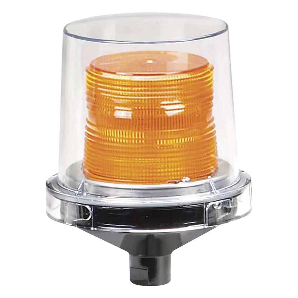 Luz de advertencia LED para ubicaciones peligrosas Electraray®, UL y cUL para Clase I, División 2, Grupos A, B, C y D; Clase II División 2, Grupos F y G; Clase III, 240 VCA, color Ámbar, parpadeo predeterminado