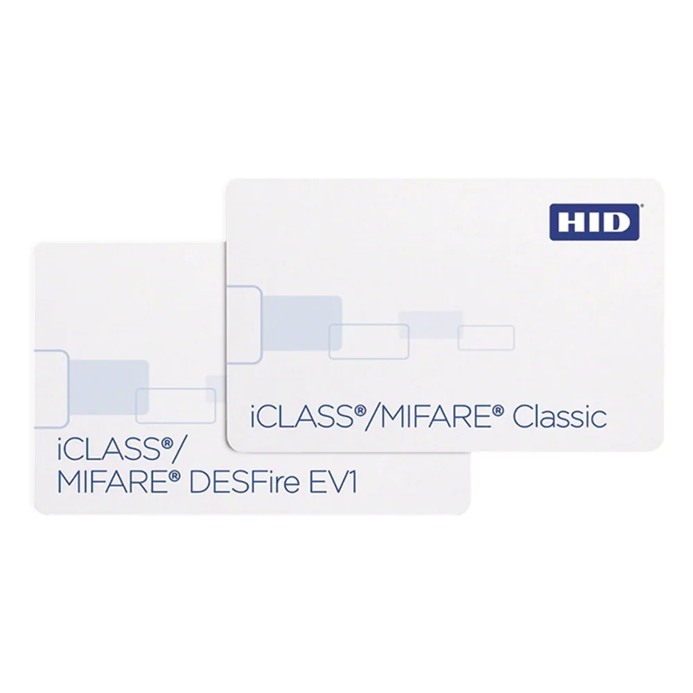 Tarjeta DUAL iClass + Mifare/ PVC Compuesto/ Garantía de por Vida