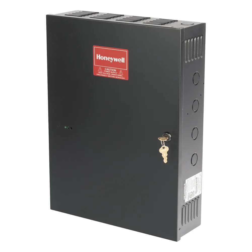 Fuente de poder conmutable 12/24 Vcd a 2.5 A con cargador de batería, gabinete metálico, para control de acceso, incendio y robo