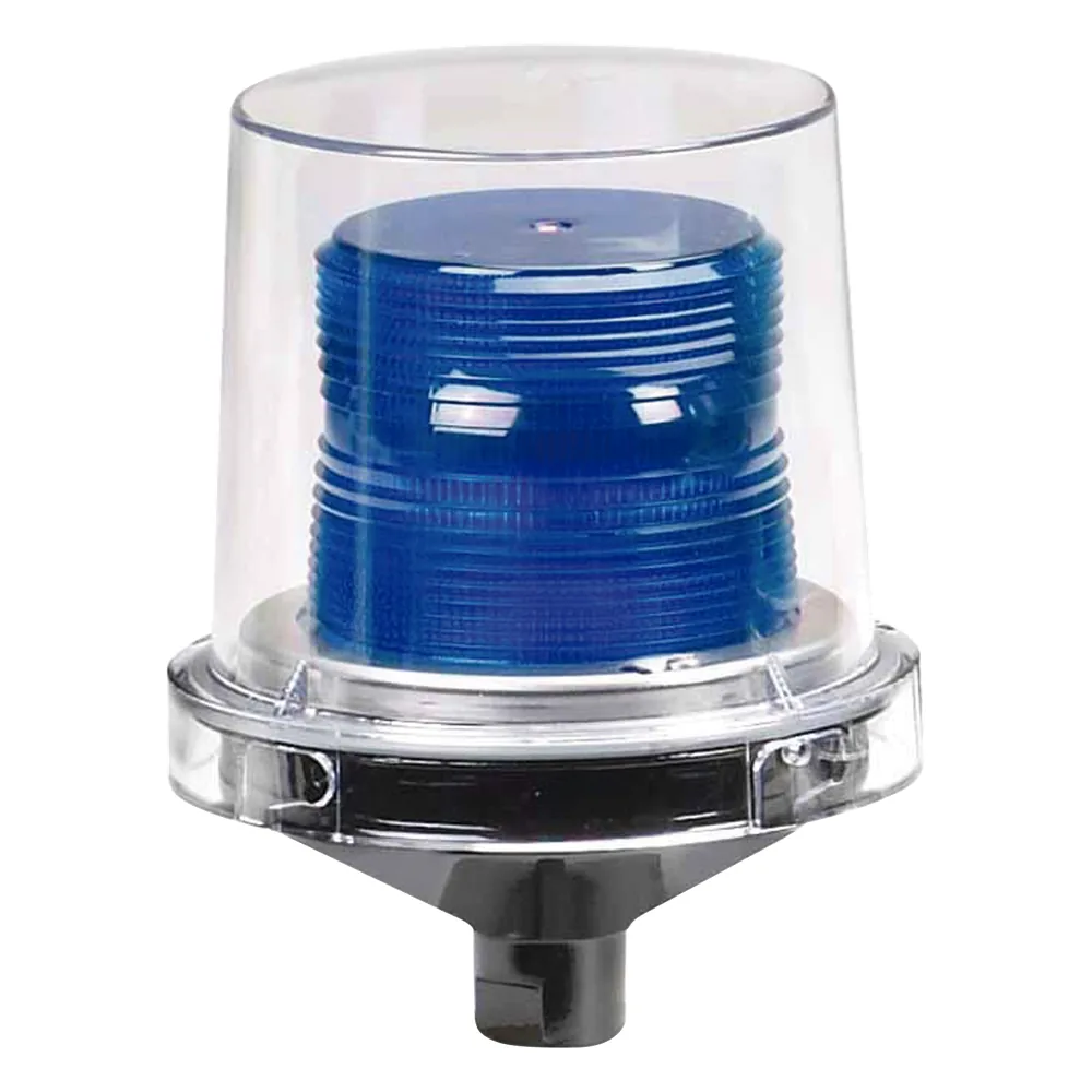 Luces estroboscópicas para lugares peligrosos Electraray® , Homologado UL y cUL para Clase I, División 2, Grupos A, B, C y D; Clase II, División 2, Grupos F y G; Clase III , 12-24 VCD, color Azul, parpadeo predeterminado