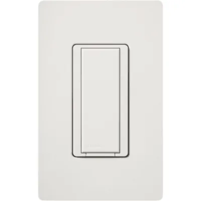 Interruptor accesorio Maestro para control multi-ubicación de luz o ventilador, encendido y apagado con un toque, requiere interruptor electrónico Maestro, color blanco