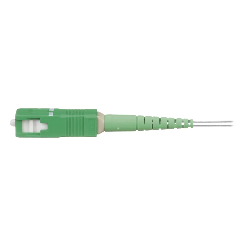 Conector de Fibra Óptica Tipo Splice-On, Monomodo SC/APC, Para Fibra de 250/900um, Color Verde