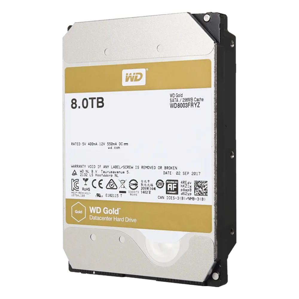 Disco Duro Gold de 8TB / Clase Enterprise / 5 AÑOS DE GARANTÍA