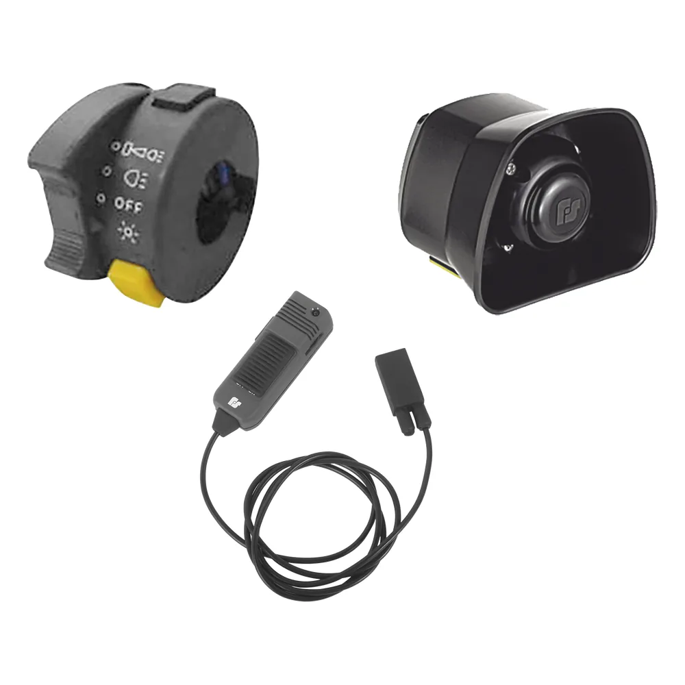 Kit Para Motocicleta FEDERAL SIGNAL , Sirena/Bocina de 30 Watt, Controlador y Micrófono