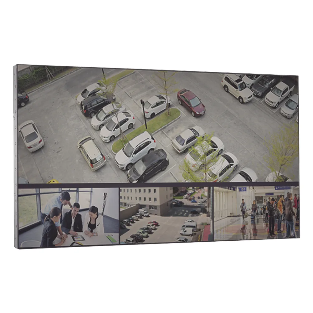 Pantalla LCD 55" para Videowall / Entrada HDMI - VGA - DVI - DP / Monitor Robusto / Bisel Delgado (3.5 mm) / Daisy Chain (Conexion en Cadena sin Software)