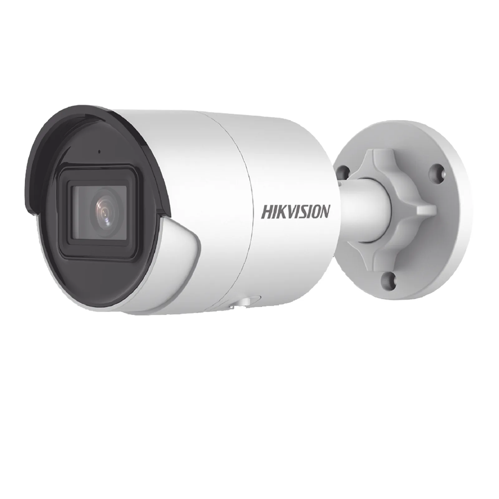 Bala IP 4 Megapixel / Lente 2.8 mm / 40 mts IR EXIR / Exterior IP67 / WDR 120 dB / PoE / Micrófono Integrado / ACUSENSE (Evita Falsas Alarmas) / Metal / MicroSD / ONVIF / ACUSEARCH